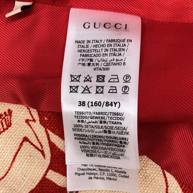 GUCCI グッチ ベスト 38 レッド レディース_5