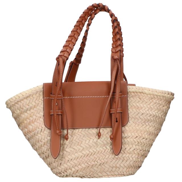 TODS トッズ トートバッグ ナチュラル/ブラウン レディース_3