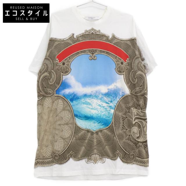 GIVENCHY ジバンシィ トップス XS ホワイト/ブラウン/レッド/ブルー メンズ