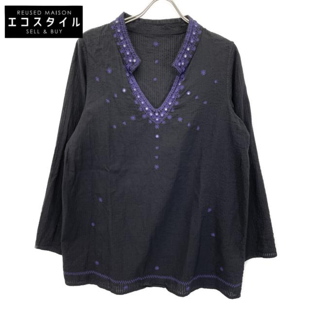 Haat ハート トップス 表記なし ブラック×パープル レディース