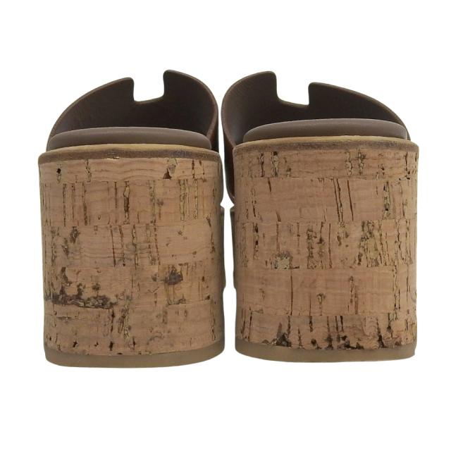 HERMES エルメス シューズ 36 ブラウン レディース