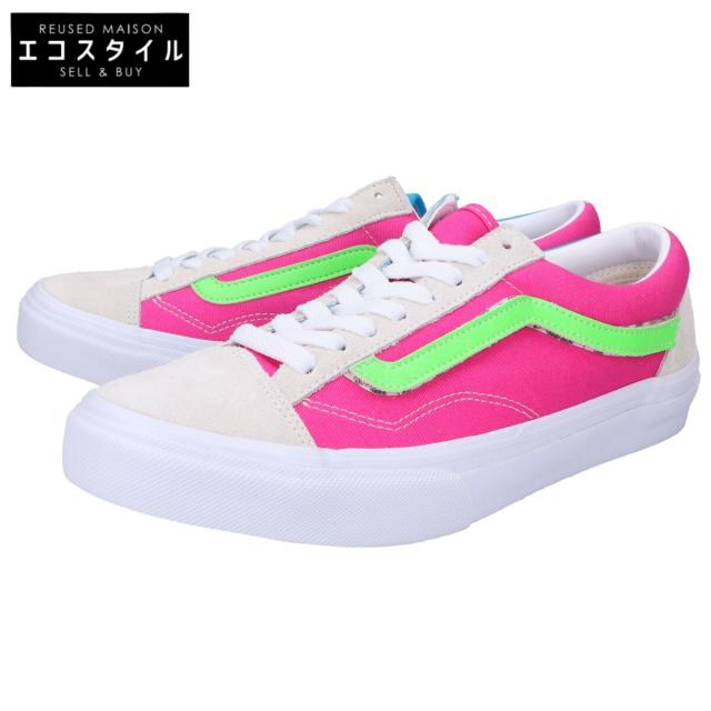 VANS バンズ シューズ US9H PINK/BLUE メンズ