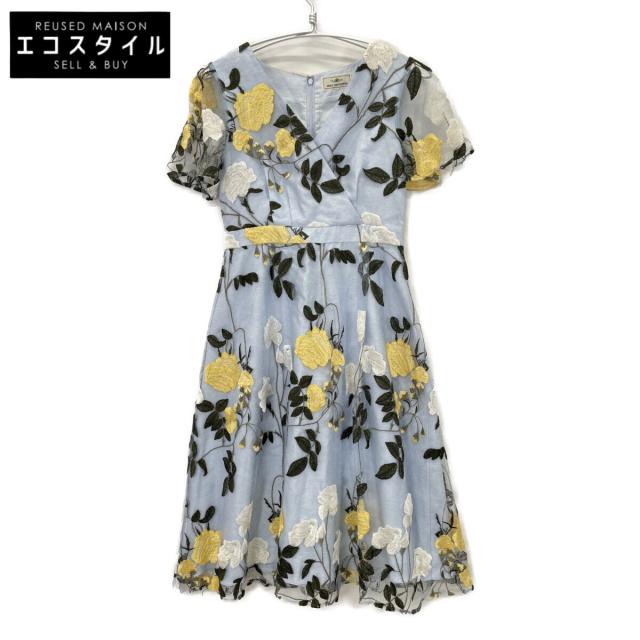 GRACE CONTINENTAL グレースコンチネンタル ワンピース 34 ブルー レディース