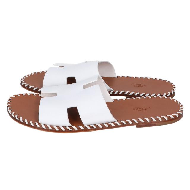 HERMES エルメス シューズ 44 ホワイト メンズ_2