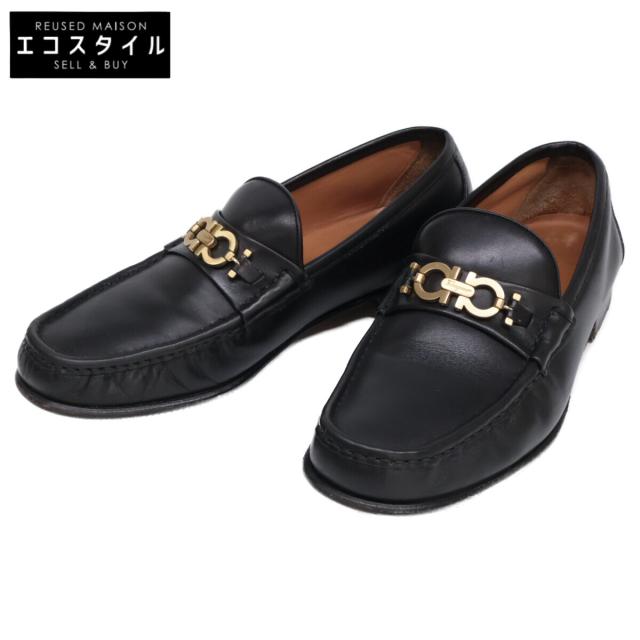 Salvatore Ferragamo サルヴァトーレフェラガモ シューズ 9EE ブラック メンズ
