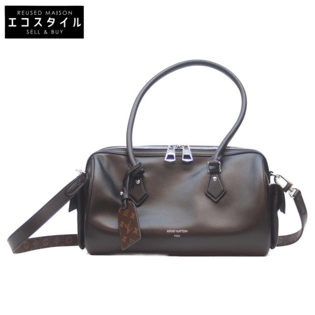 LOUIS VUITTON ルイヴィトン ハンドバッグ ブラック/ブラウン レディース