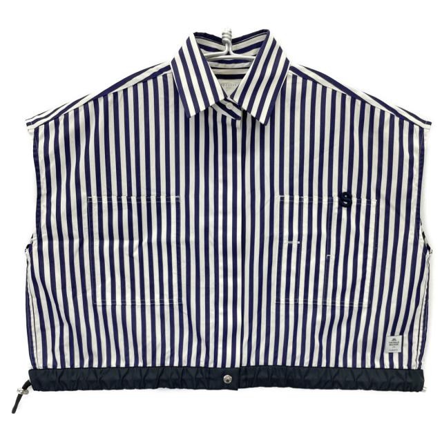 sacai サカイ トップス 1 ブルー×ホワイト レディース