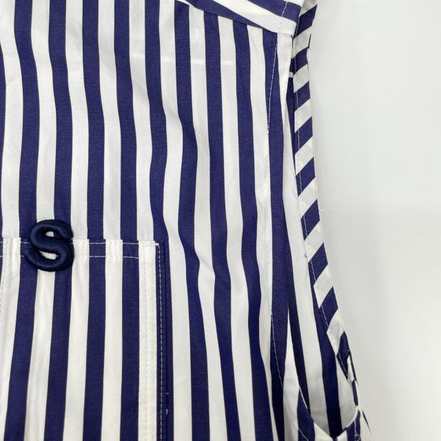sacai サカイ トップス 1 ブルー×ホワイト レディース