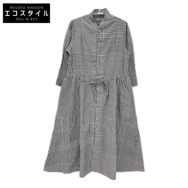 45R フォーティファイブ アール ワンピース 00 ブラック×ホワイト レディース