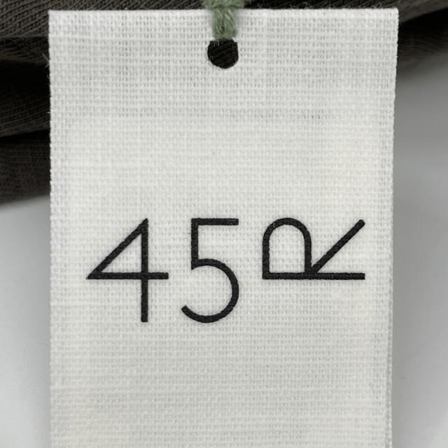 45R フォーティファイブ アール ワンピース 00 ブラウン レディース_3
