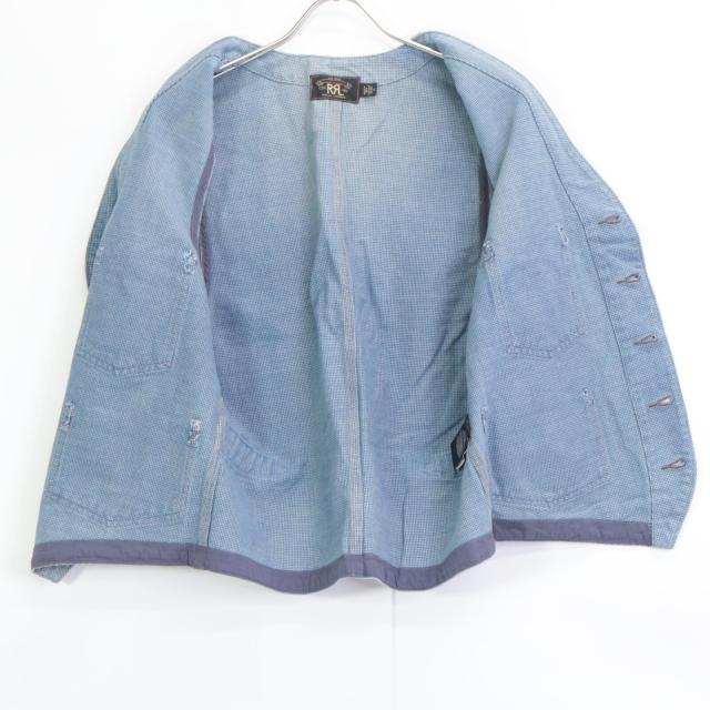 RRL ダブルアールエル ベスト M インディゴ メンズ_3