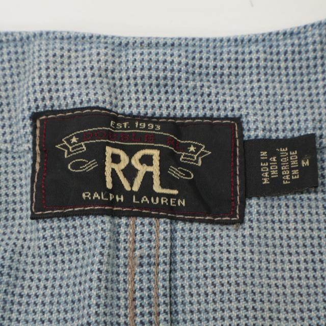 RRL ダブルアールエル ベスト M インディゴ メンズ_4
