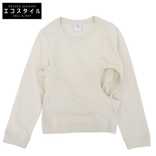 Courreges クレージュ トップス S アイボリー レディース