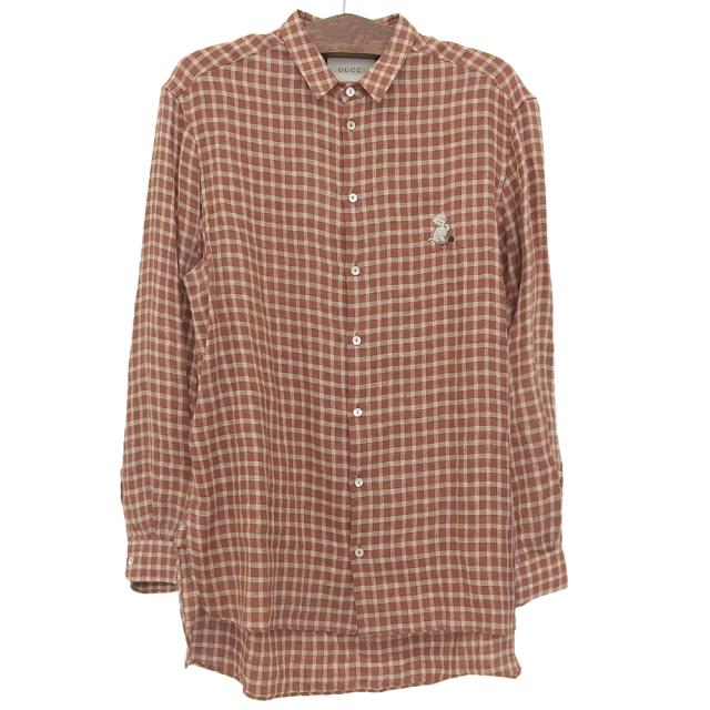 GUCCI グッチ トップス 50 ブラウン系 メンズ GUCCI グッチ トップス 50 ブラウン系 メンズ