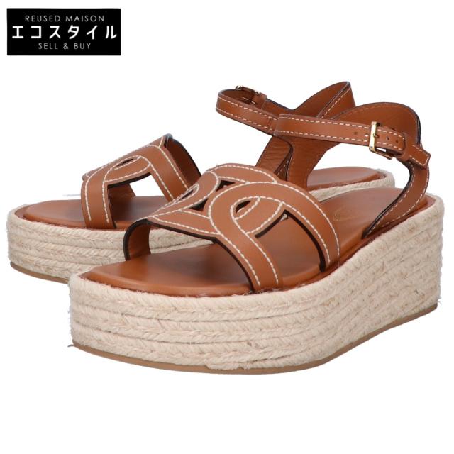 TODS トッズ シューズ 36 ブラウン レディース