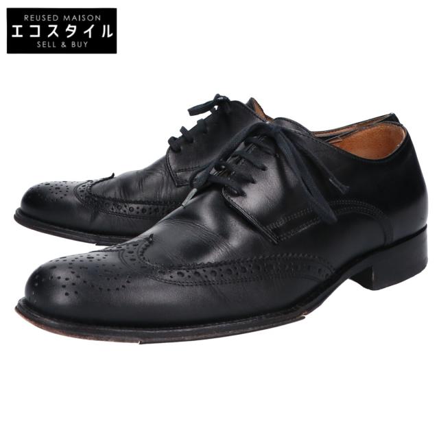 JOHNSTON&MURPHY  ジョンストンアンドマーフィー シューズ 8 ブラック メンズ