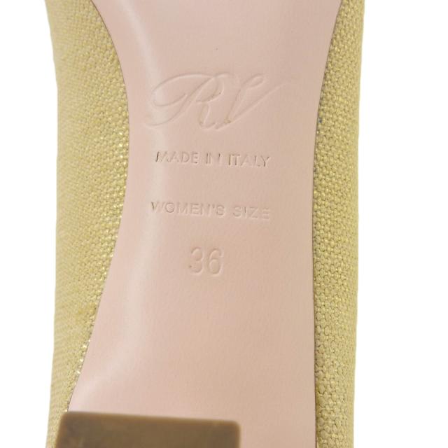 Roger Vivier ロジェヴィヴィエ シューズ 36 ベージュ/ゴールド レディース