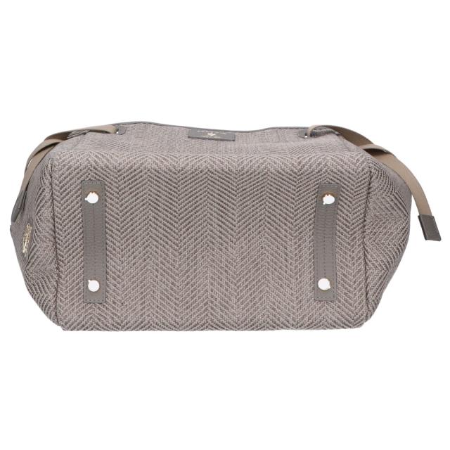 A.D.M.J. Accessoires De Mademoiselle ADMJ トートバッグ ベージュ/グレー レディース A.D.M.J. Accessoires De Mademoiselle ADMJ トートバッグ グレー