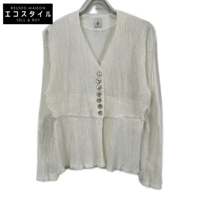 6 ROKU ロク トップス 表記なし オフホワイト レディース