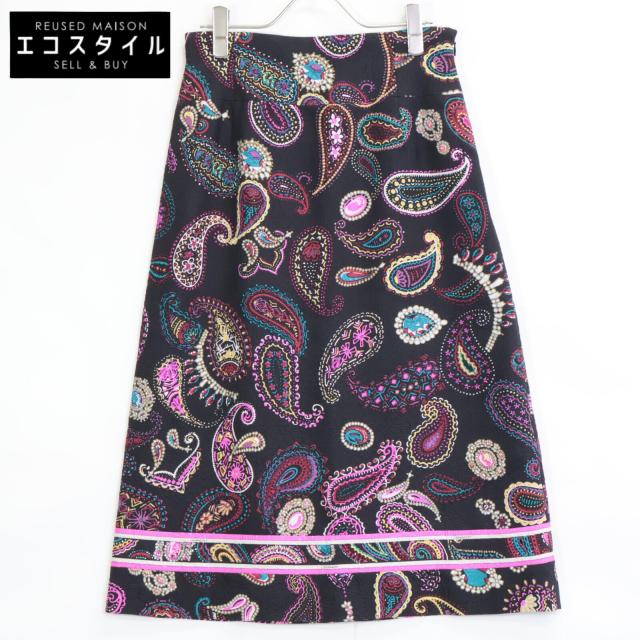 LEONARD レオナール スカート 67−93 マルチカラー レディース