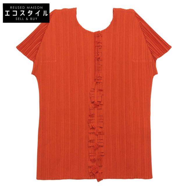 PLEATS PLEASE プリーツプリーズ トップス 3 オレンジ レディース