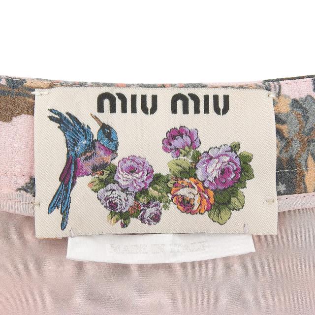 MIUMIU ミュウミュウ スカート 36 ピンク レディース 【公式通販】
