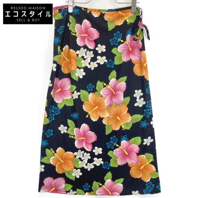 DOLCE&GABBANA ドルチェアンドガッバーナ スカート 3 ブラック×マルチカラー レディース