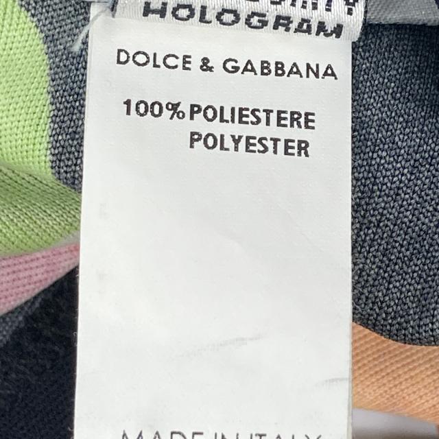 DOLCE&GABBANA ドルチェアンドガッバーナ スカート 3 ブラック×マルチカラー レディース_4