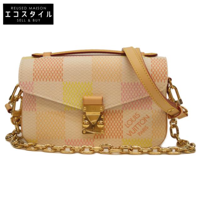 LOUIS VUITTON ルイヴィトン ショルダーバッグ ホワイト/ピンク/イエロー レディース