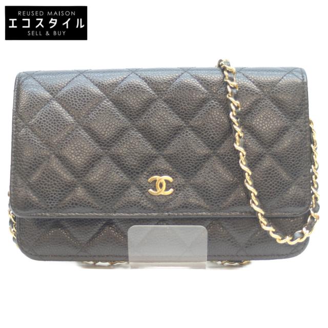 CHANEL シャネル ショルダーバッグ ブラック/GD金具 レディース