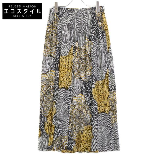 PLEATS PLEASE プリーツプリーズ スカート 3 グレー／イエロー レディース