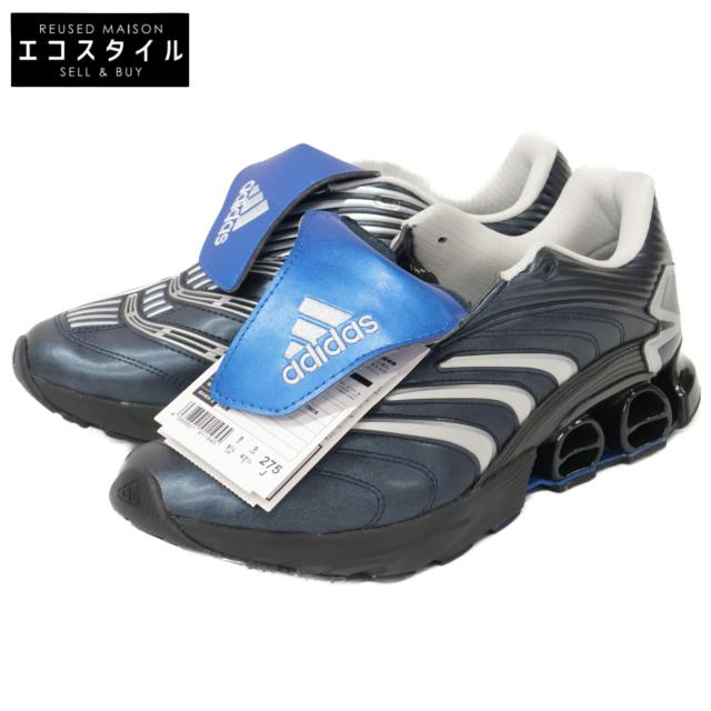 adidas アディダス シューズ US9 1/2 Silver llic / Silver llic / Core Black メンズ