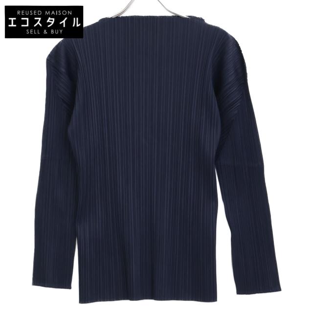 PLEATS PLEASE プリーツプリーズ トップス 4 ネイビー レディース