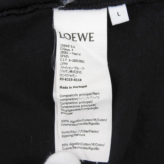 LOEWE ロエベ トップス L ブラック メンズ