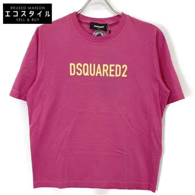DSQUARED2 ディースクエアード トップス S ピンク レディース