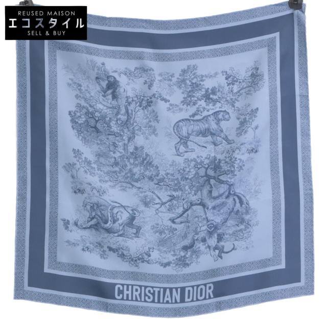 DIOR ディオール スカーフ ネイビー レディース