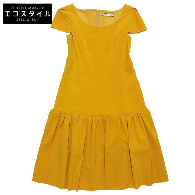 FOXEY NEW YORK フォクシーニューヨーク ワンピース 38 イエロー レディース