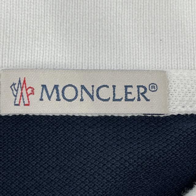 MONCLER モンクレール トップス L ネイビー×ホワイト メンズ_3