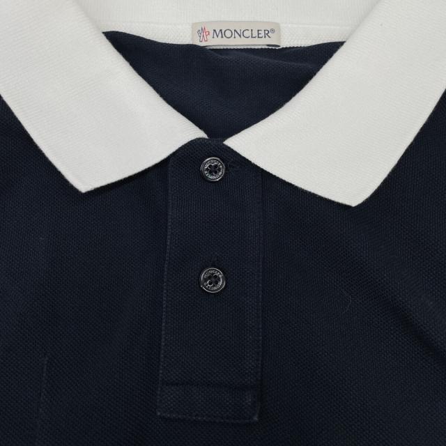 MONCLER モンクレール トップス L ネイビー×ホワイト メンズ_6