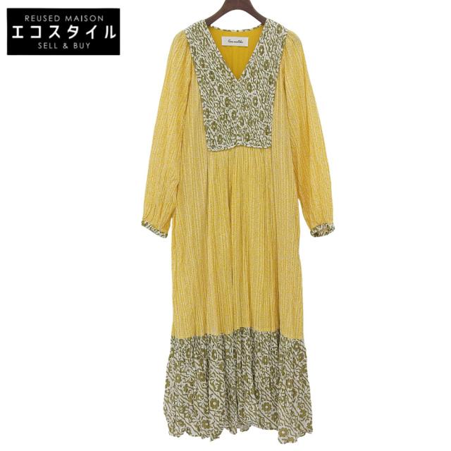 Saramallika サラマリカ ワンピース — イエロー/ホワイト レディース