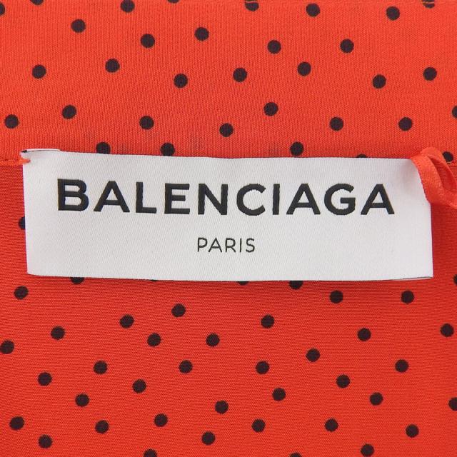 BALENCIAGA バレンシアガ ワンピース 34 レッド レディース