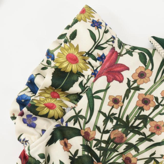 GUCCI グッチ ワンピース XS グリーン／ホワイト レディース 【公式通販】