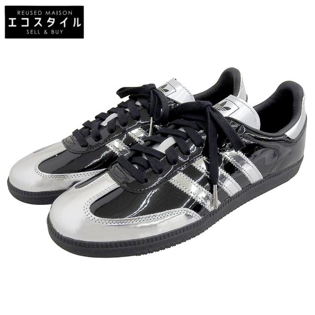 adidas アディダス シューズ 28 ブラック/シルバー メンズ