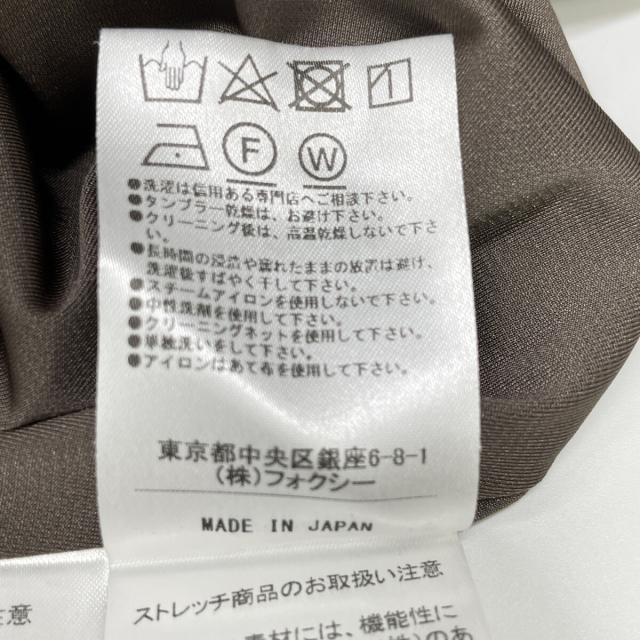 FOXEY NEW YORK フォクシーニューヨーク ワンピース 38 グレージュ レディース_6