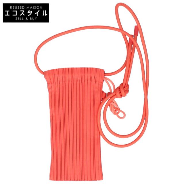 PLEATS PLEASE プリーツプリーズ ショルダーバッグ オレンジ レディース