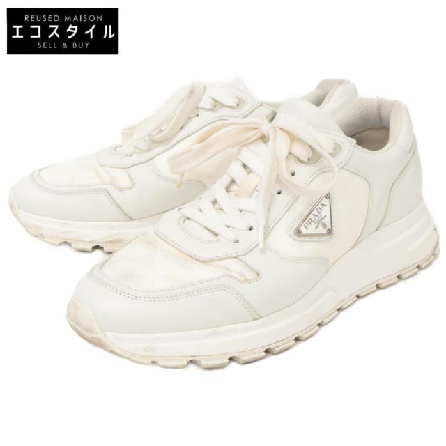 PRADA プラダ シューズ 8 ホワイト メンズ