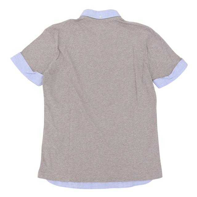 BRUNELLO CUCINELLI ブルネロクチネリ トップス S ライトブルー/ライトグレー メンズ_2