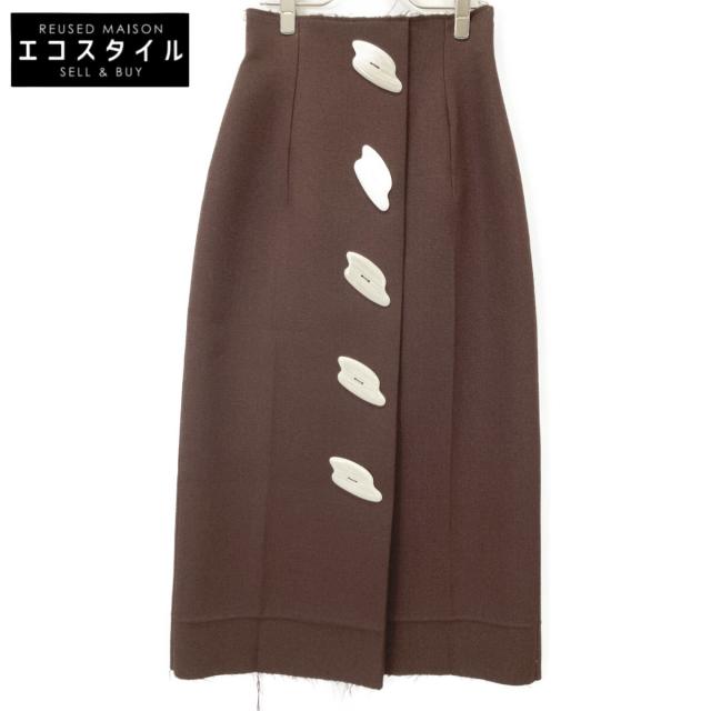 IRENE アイレネ スカート 36 ブラウン レディース
