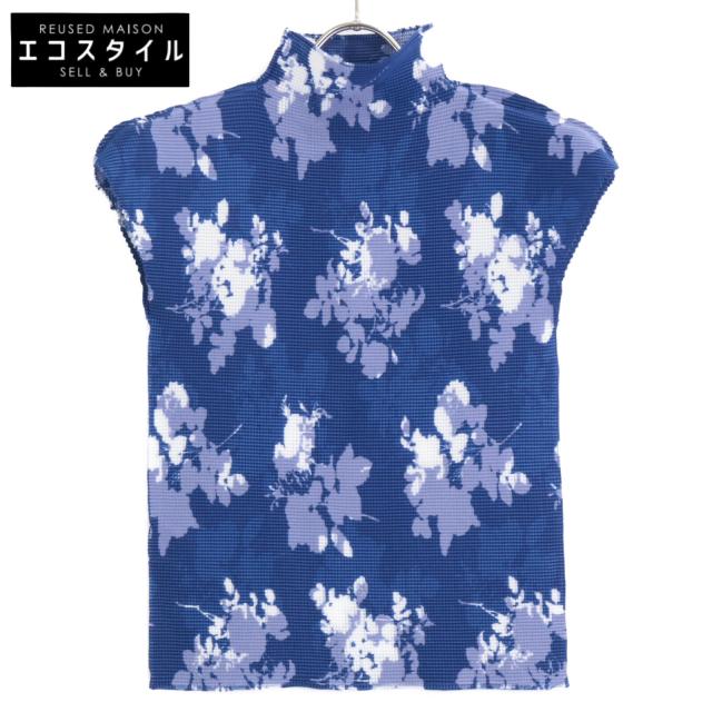 MeISSEYMIYAKE ミーイッセイミヤケ トップス ー ブルー レディース