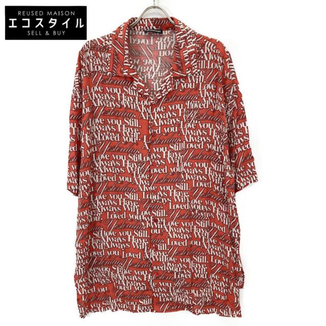 BALENCIAGA バレンシアガ トップス 36 レッド ホワイト メンズ